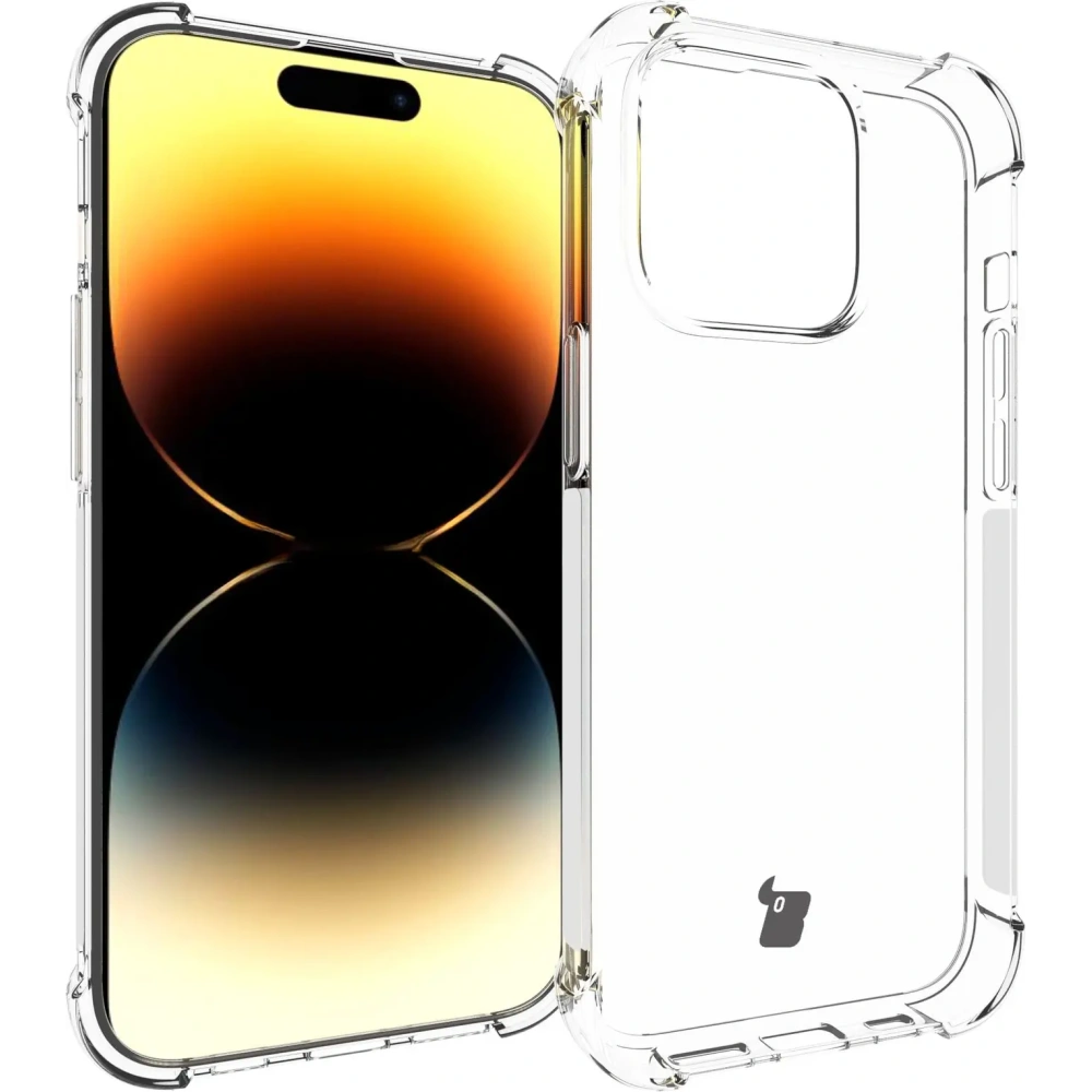 Etui Bizon Case Clear Pack do Apple iPhone 15 Pro przezroczyste