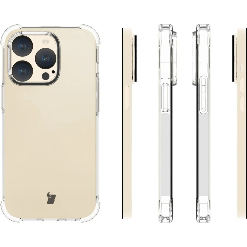 Etui Bizon Case Clear Pack do Apple iPhone 15 Pro przezroczyste