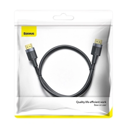 Kup Kabel Baseus Cafule 4KHDMI do 4KHDMI 1m Černý - BSU1405BLK - {ean13} - Sklep Home Screen