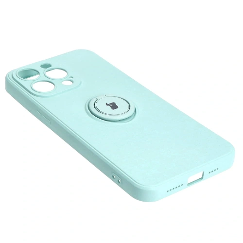 Kup Etui Bizon Case Silicone Ring Sq do Apple iPhone 15 Pro Max tyrkysové - BIZ3430 - {ean13} - Sklep Home Screen