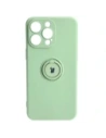 Kup Etui Bizon Case Silicone Ring Sq do Apple iPhone 15 Pro Max jasnozielone - BIZ3431 - {ean13} - Sklep Home Screen