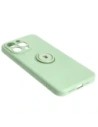 Kup Etui Bizon Case Silicone Ring Sq do Apple iPhone 15 Pro Max jasnozielone - BIZ3431 - {ean13} - Sklep Home Screen
