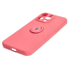 Kup Etui Bizon Case Silicone Ring Sq do Apple iPhone 15 Pro Max brudny róż - BIZ3435 - {ean13} - Sklep Home Screen