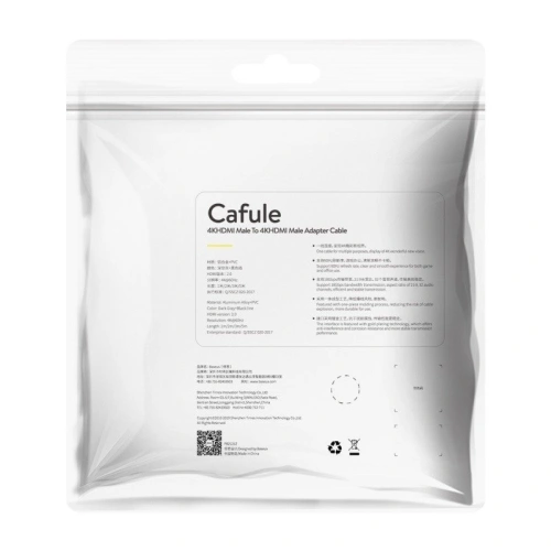 Kup Cablul Baseus Cafule 4KHDMI la 4KHDMI 2m Negru - BSU1406BLK - {ean13} - Sklep Home Screen