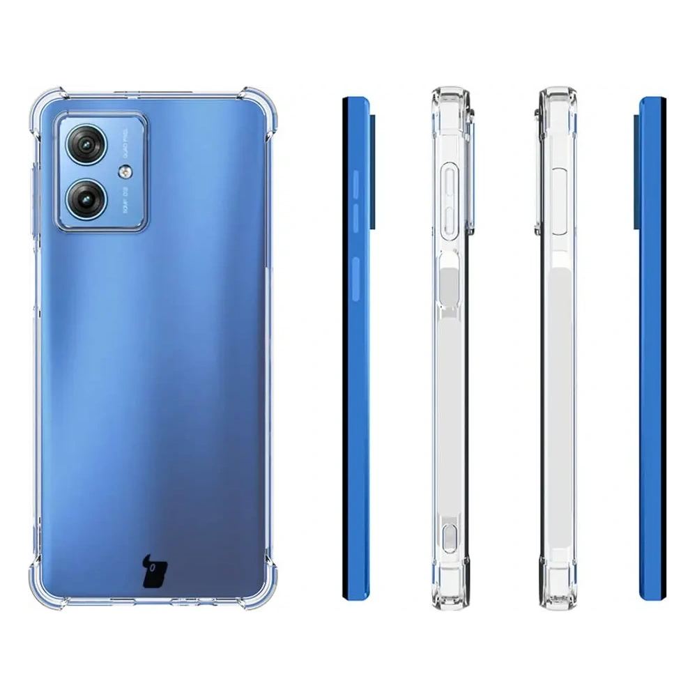 Elastyczne etui Bizon Case Salpa do Motorola Moto G54 5G przezroczyste