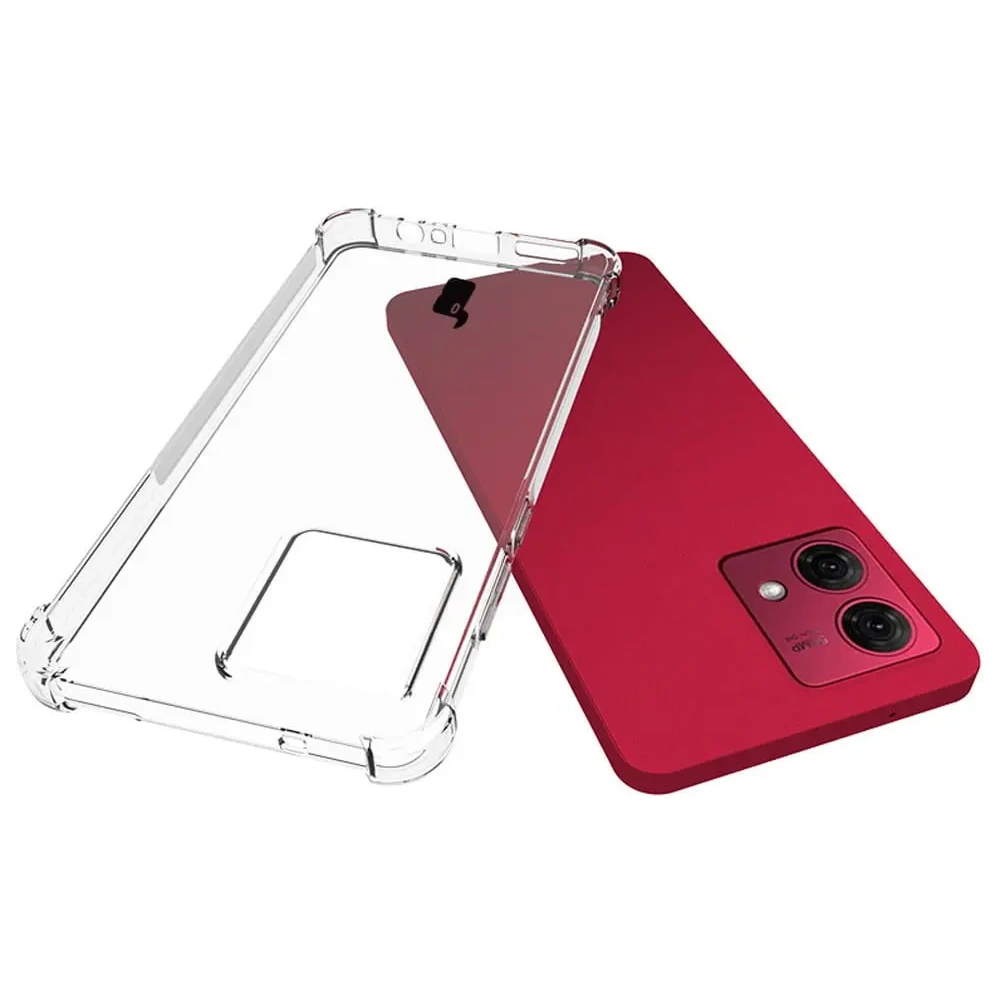 Elastyczne etui Bizon Case Salpa do Motorola Moto G84 5G przezroczyste