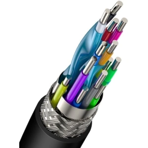 Kabel Baseus Cafule 4KHDMI do 4KHDMI 3m Czarny