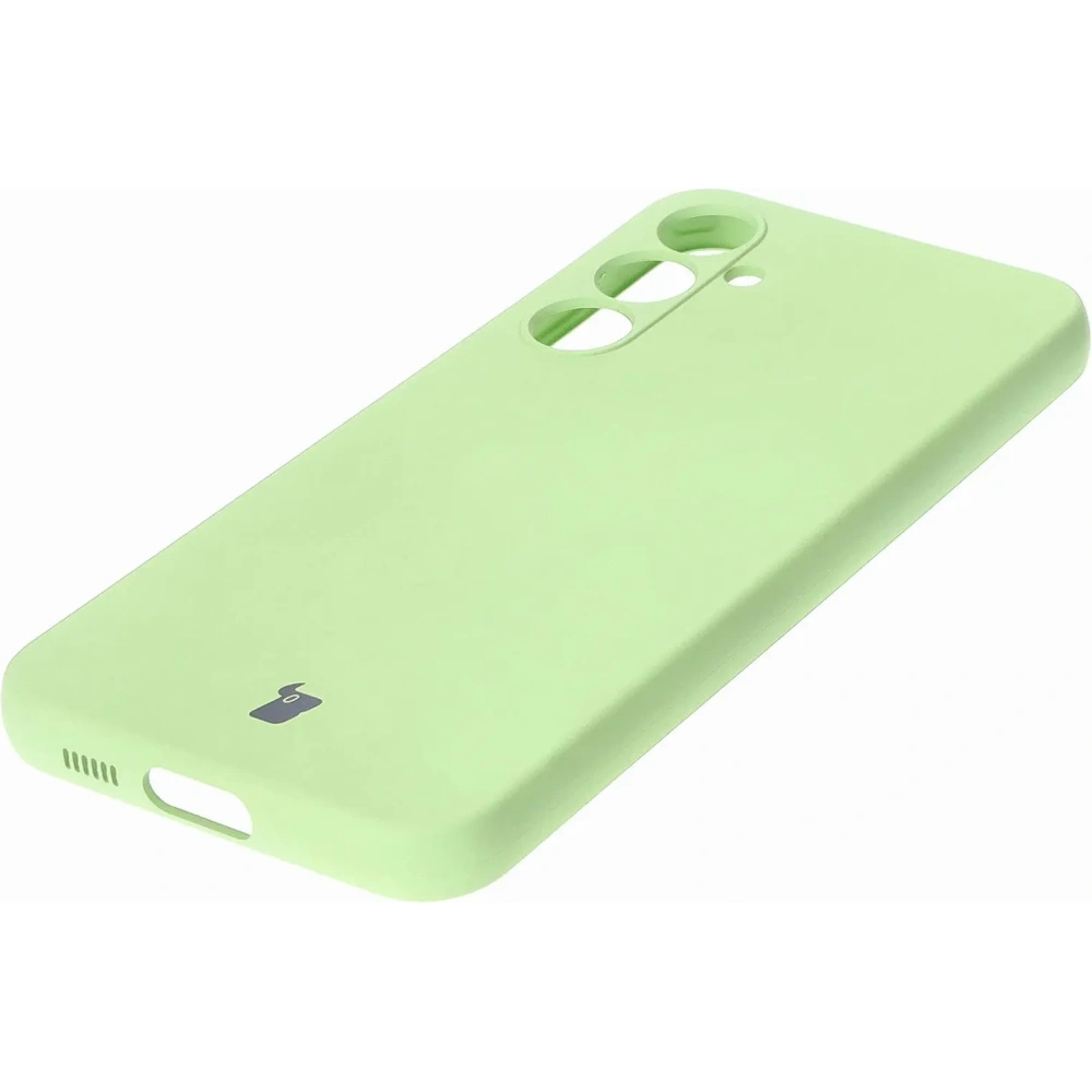 Etui Bizon Case Silicone do Samsung Galaxy S23 FE jasnozielone