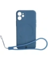 Bizon Case Silikon MagSafe Sq Apple iPhone 12 Mini marineblau