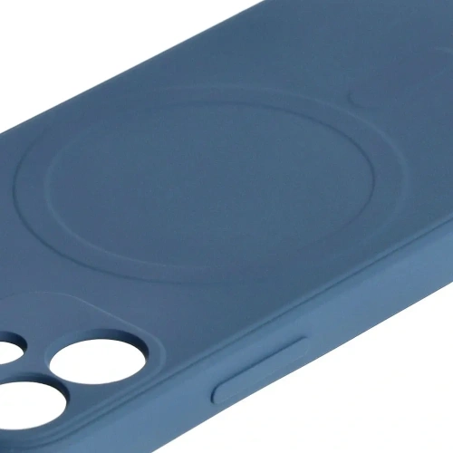 Kup Bizon Case Silikon MagSafe Sq Apple iPhone 12 Mini marineblau - BIZ3451 - {ean13} - Sklep Home Screen