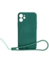 Kup Bizon Case Silicone MagSafe Sq Apple iPhone 12 Mini dunkelgrün - BIZ3452 - {ean13} - Sklep Home Screen