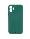 Kup Bizon Case Silicone MagSafe Sq Apple iPhone 12 Mini dunkelgrün - BIZ3452 - {ean13} - Sklep Home Screen
