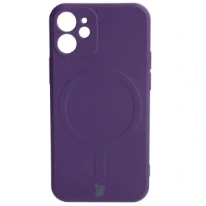 Kup Bizon Case Silikon MagSafe Sq Apple iPhone 12 Mini Pflaume - BIZ3453 - {ean13} - Sklep Home Screen