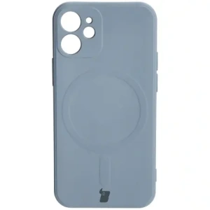 Kup Etui Bizon Case Silicone MagSafe Sq do Apple iPhone 12 Mini szare - BIZ3454 - {ean13} - Sklep Home Screen