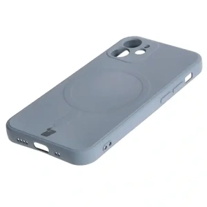 Kup Bizon Case Silicone MagSafe Sq Apple iPhone 12 Mini gri - BIZ3454 - {ean13} - Sklep Home Screen