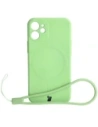 Bizon Case Silikon MagSafe Sq Apple iPhone 12 Mini hellgrün