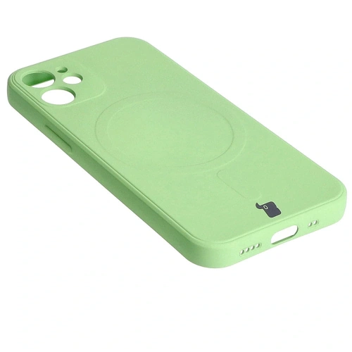 Kup Bizon Case Silikon MagSafe Sq Apple iPhone 12 Mini hellgrün - BIZ3455 - {ean13} - Sklep Home Screen