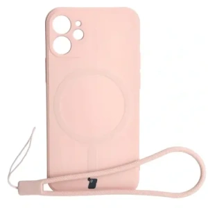 Kup Bizon Case Silicone MagSafe Sq Apple iPhone 12 Mini világos rózsaszín - BIZ3456 - {ean13} - Sklep Home Screen