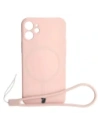Kup Bizon Case Silicone MagSafe Sq Apple iPhone 12 Mini világos rózsaszín - BIZ3456 - {ean13} - Sklep Home Screen