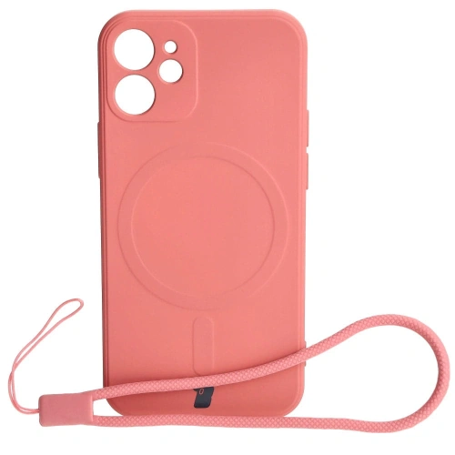 Kup Bizon Case Szilikon MagSafe Sq Apple iPhone 12 Mini piszkos rózsaszín - BIZ3458 - {ean13} - Sklep Home Screen