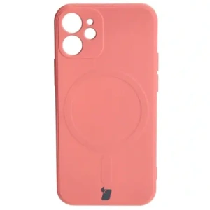 Kup Bizon Case Silikon MagSafe Sq Apple iPhone 12 Mini schmutziges Pink - BIZ3458 - {ean13} - Sklep Home Screen
