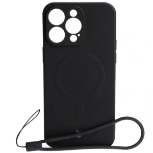 Kup Bizon Case Silicone Magnetic Apple iPhone 15 Pro Max negru - BIZ3459 - {ean13} - Sklep Home Screen