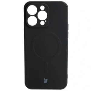 Kup Bizon Case Silicone Magnetic Apple iPhone 15 Pro Max negru - BIZ3459 - {ean13} - Sklep Home Screen