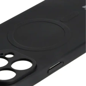 Kup Bizon Case Silicone Magnetic Apple iPhone 15 Pro Max negru - BIZ3459 - {ean13} - Sklep Home Screen