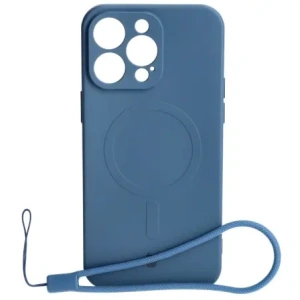 Kup Bizon Case Silicone Magnetic Apple iPhone 15 Pro Max albastru marin - BIZ3460 - {ean13} - Sklep Home Screen
