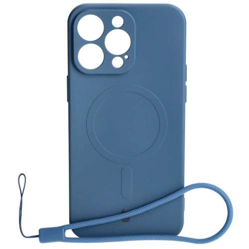 Kup Bizon Case Silicone Magnetic Apple iPhone 15 Pro Max albastru marin - BIZ3460 - {ean13} - Sklep Home Screen