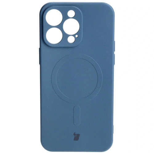 Kup Bizon Case Silicone Magnetic Apple iPhone 15 Pro Max albastru marin - BIZ3460 - {ean13} - Sklep Home Screen