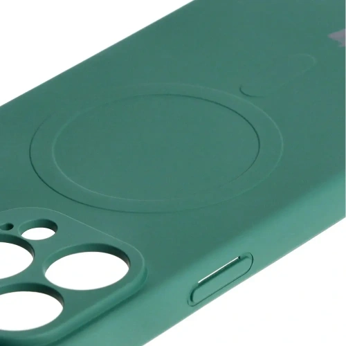 Kup Bizon Case Silikon Magnetic Apple iPhone 15 Pro Max dunkelgrün - BIZ3461 - {ean13} - Sklep Home Screen