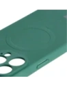 Kup Etui silikonowe z pierścieniem magnetycznym Bizon Case Silicone Magnetic do Apple iPhone 15 Pro Max ciemnozielone - BIZ3461 - {ean13} - Sklep Home Screen