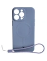 Bizon Case Silikon Magnetic Apple iPhone 15 Pro Max grau