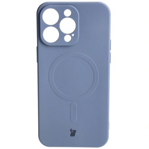 Kup Etui silikonové s magnetickým kroužkem Bizon Case Silicone Magnetic pro Apple iPhone 15 Pro Max šedé - BIZ3463 - {ean13} - Sklep Home Screen