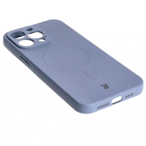 Kup Etui silikonové s magnetickým kroužkem Bizon Case Silicone Magnetic pro Apple iPhone 15 Pro Max šedé - BIZ3463 - {ean13} - Sklep Home Screen