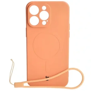 Kup Etui silikonowe z pierścieniem magnetycznym Bizon Case Silicone Magnetic do Apple iPhone 15 Pro Max marchewkowe - BIZ3465 - {ean13} - Sklep Home Screen