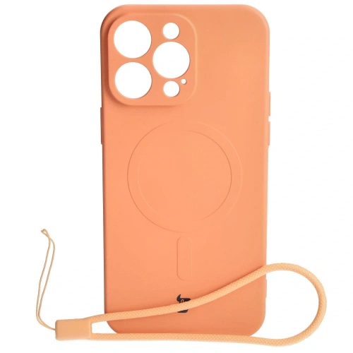 Kup Bizon Case Silicone Magnetic Apple iPhone 15 Pro Max morcov - BIZ3465 - {ean13} - Sklep Home Screen