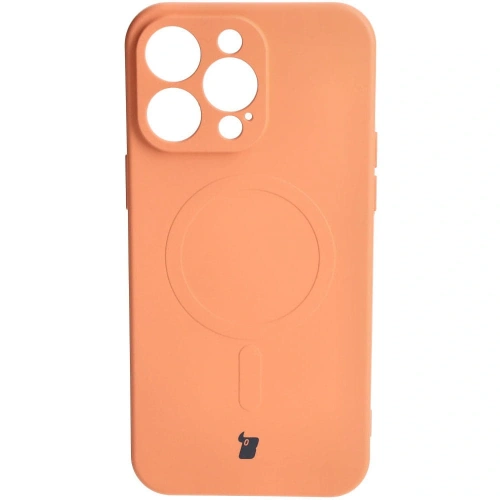 Kup Bizon Case Silicone Magnetic Apple iPhone 15 Pro Max morcov - BIZ3465 - {ean13} - Sklep Home Screen