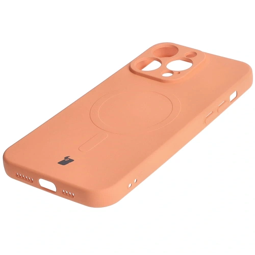 Kup Bizon Case Silicone Magnetic Apple iPhone 15 Pro Max morcov - BIZ3465 - {ean13} - Sklep Home Screen
