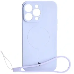 Kup Etui silikonowe z pierścieniem magnetycznym Bizon Case Silicone Magnetic do Apple iPhone 15 Pro Max jasnofioletowe - BIZ3466 - {ean13} - Sklep Home Screen