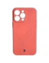 Kup Silikonové pouzdro s magnetickým kroužkem Bizon Case Silicone Magnetic pro Apple iPhone 15 Pro Max v barvě špinavě růžové - BIZ3467 - {ean13} - Sklep Home Screen