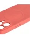 Kup Silikonové pouzdro s magnetickým kroužkem Bizon Case Silicone Magnetic pro Apple iPhone 15 Pro Max v barvě špinavě růžové - BIZ3467 - {ean13} - Sklep Home Screen