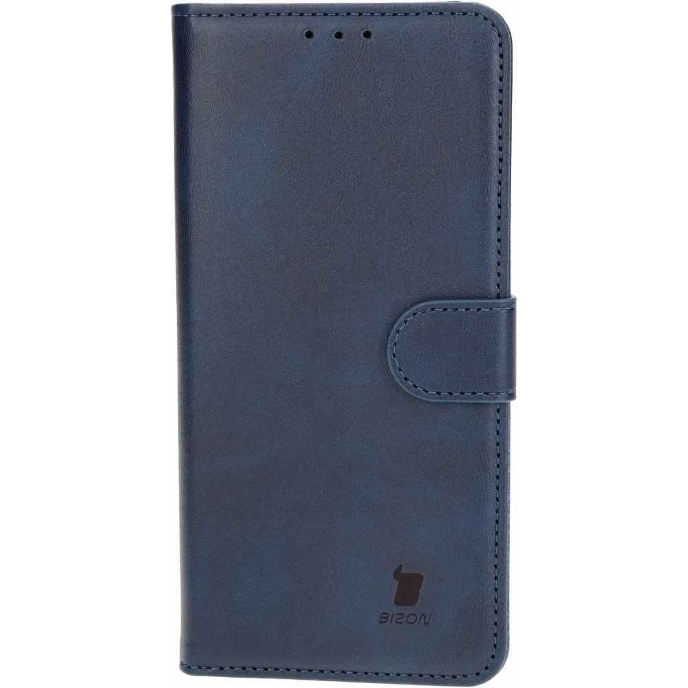 Etui z klapką Bizon Case Pocket do Motorola Edge 40 Neo granatowe