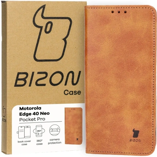 Kup Etui s klopou Bizon Case Pocket Pro pro Motorola Edge 40 Neo hnědé - BIZ3472 - {ean13} - Sklep Home Screen