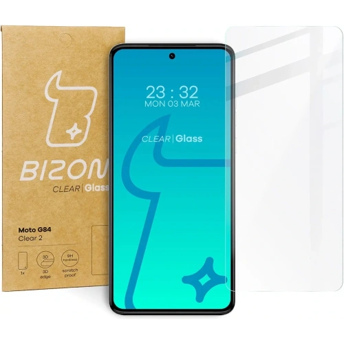 Buy Bizon Glass Clear 2 Motorola Moto G84 - BIZ3473 - {ean13} - Home Screen Store Europe