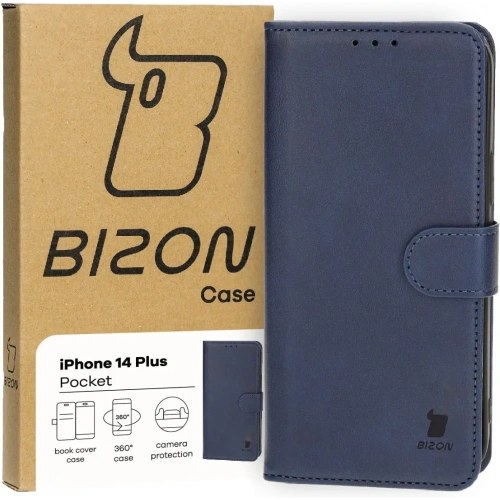 Kup Bizon Case Pocket Apple iPhone 14 Plus sötétkék - BIZ3476 - {ean13} - Sklep Home Screen