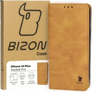 Kup Etui z klapką Bizon Case Pocket Pro do Apple iPhone 14 Plus brązowe - BIZ3477 - {ean13} - Sklep Home Screen