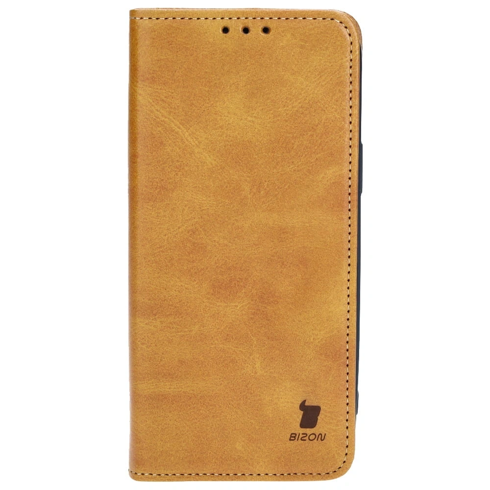 Etui z klapką Bizon Case Pocket Pro do Apple iPhone 14 Plus brązowe