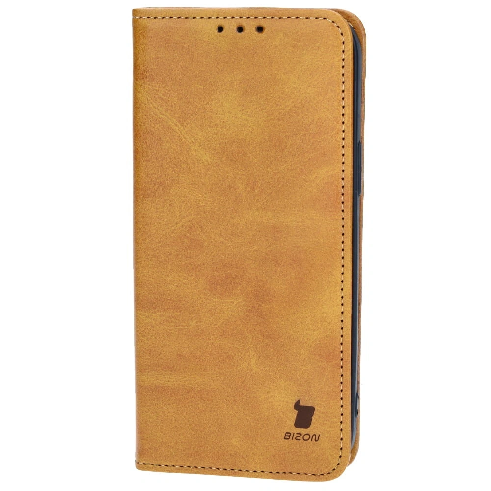 Etui z klapką Bizon Case Pocket Pro do Apple iPhone 14 Plus brązowe